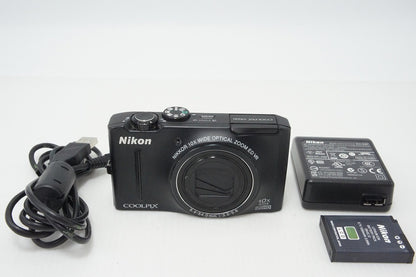 訳あり品 Nikon ニコン COOLPIX S8100 コンパクトデジタルカメラ ノーブルブラック 260403b