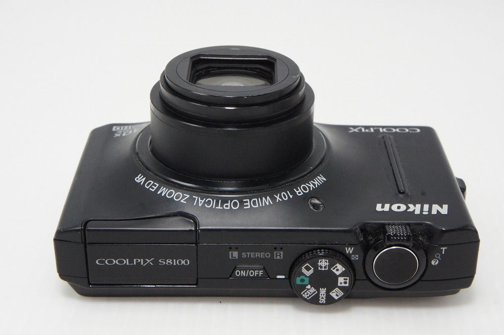 訳あり品 Nikon ニコン COOLPIX S8100 コンパクトデジタルカメラ ノーブルブラック 260403b