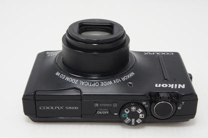 訳あり品 Nikon ニコン COOLPIX S8100 コンパクトデジタルカメラ ノーブルブラック 260403b