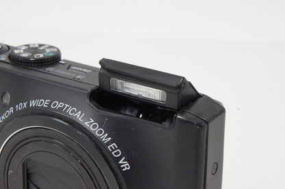 訳あり品 Nikon ニコン COOLPIX S8100 コンパクトデジタルカメラ ノーブルブラック 260403b