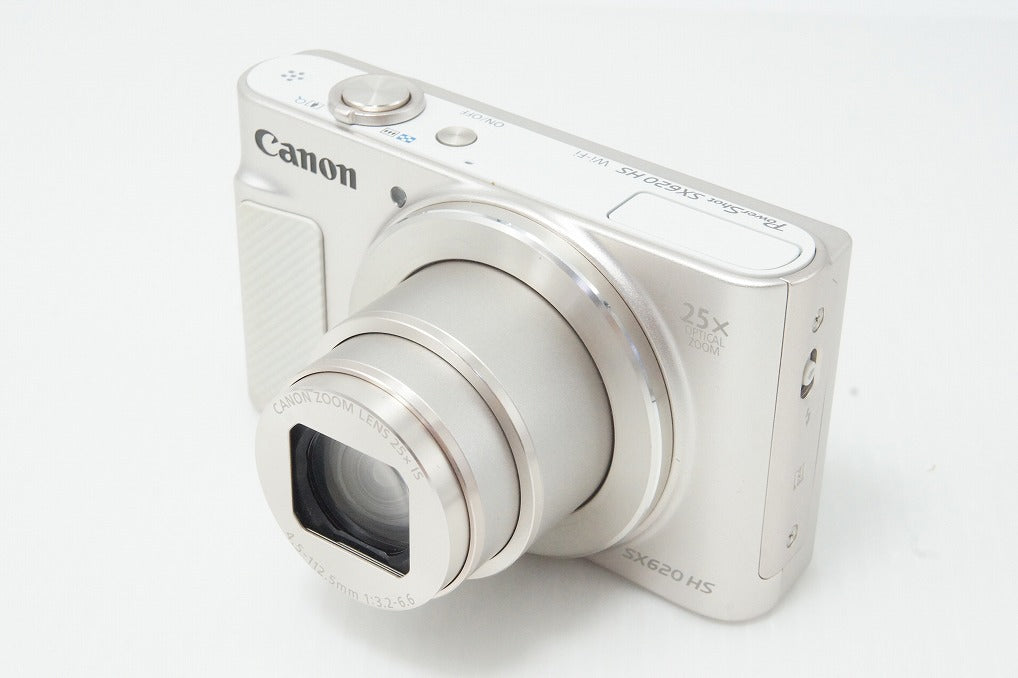 Excellent Canon PowerShot SX620 HS Compact Digital Camera White with Original Box 260603a
