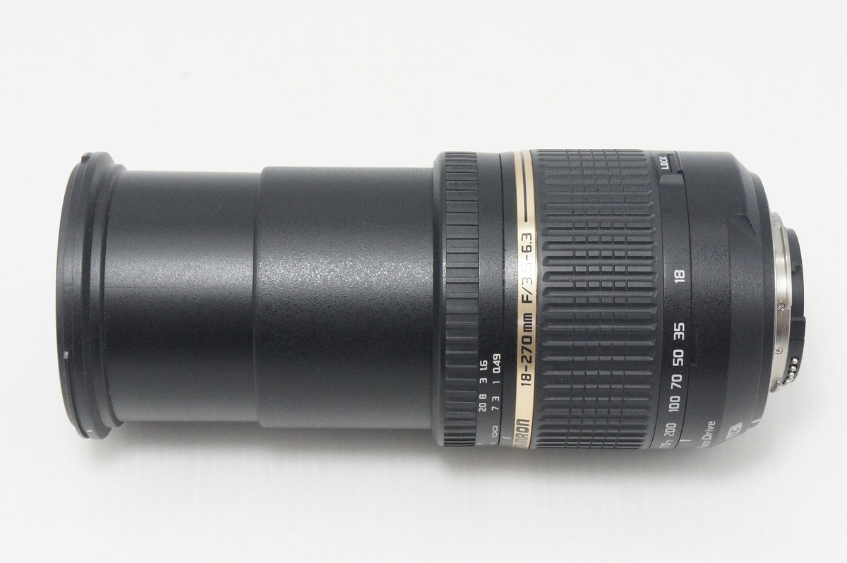 TAMRON タムロン 18-270mm F3.5-6.3 Di II VC PZD B008 Nikon ニコン Fマウント APS-C ズームレンズ フード付 260917h