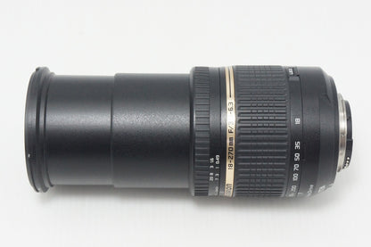 TAMRON タムロン 18-270mm F3.5-6.3 Di II VC PZD B008 Nikon ニコン Fマウント APS-C ズームレンズ フード付 260917h