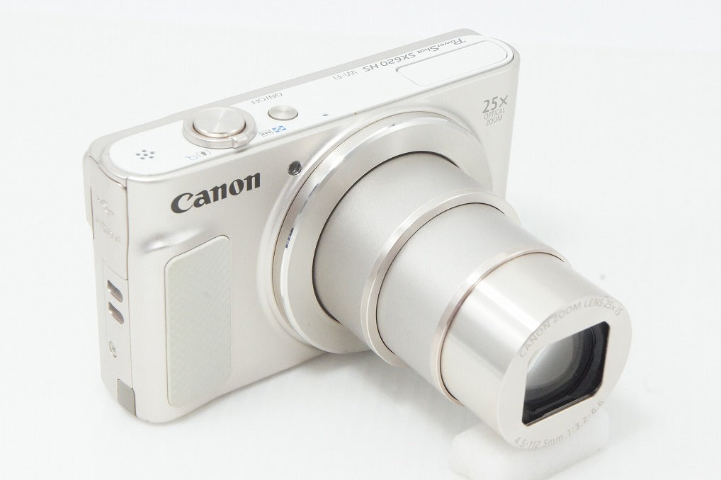 Excellent Canon PowerShot SX620 HS Compact Digital Camera White with Original Box 260603a