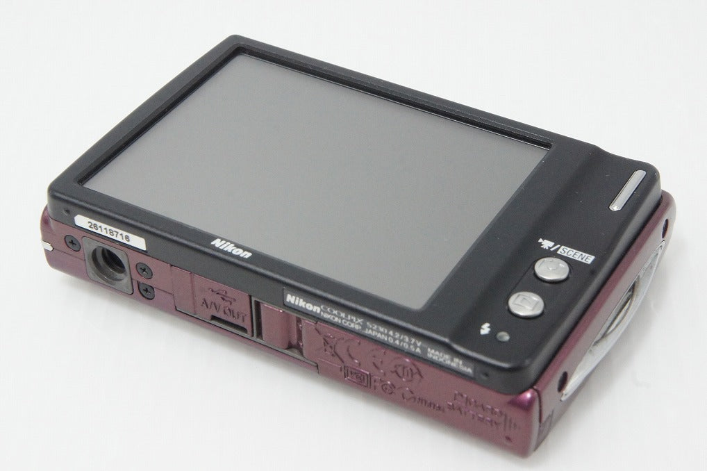 美品 Nikon ニコン COOLPIX S230 コンパクトデジタルカメラ パープル 元箱付 260603g
