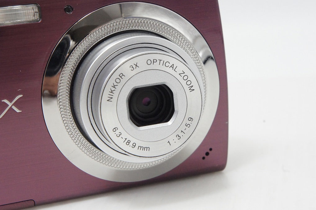 美品 Nikon ニコン COOLPIX S230 コンパクトデジタルカメラ パープル 元箱付 260603g