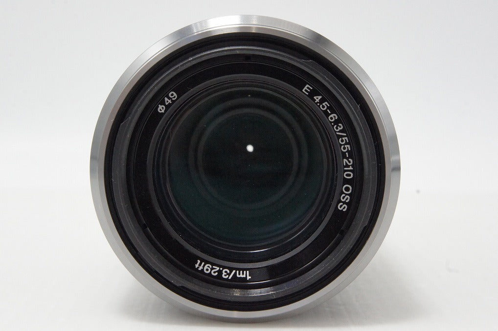 良品 SONY ソニー E 55-210mm F4.5-6.3 OSS SEL55210 Eマウント ズームレンズ APS-C フード 元箱付 260603ap