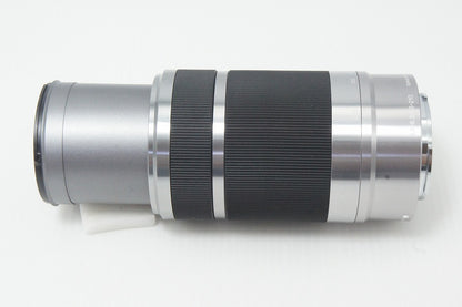 良品 SONY ソニー E 55-210mm F4.5-6.3 OSS SEL55210 Eマウント ズームレンズ APS-C フード 元箱付 260603ap