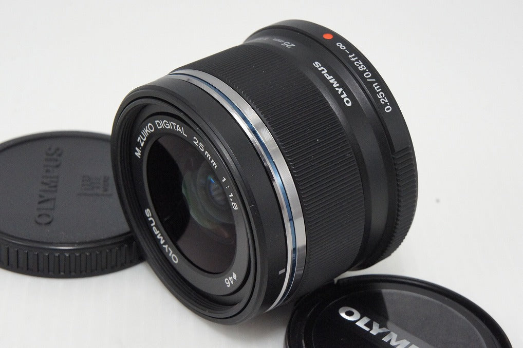 美品 OLYMPUS オリンパス M.ZUIKO DIGITAL 25mm F1.8 マイクロフォーサーズ 単焦点レンズ ブラック 元箱付 260402r