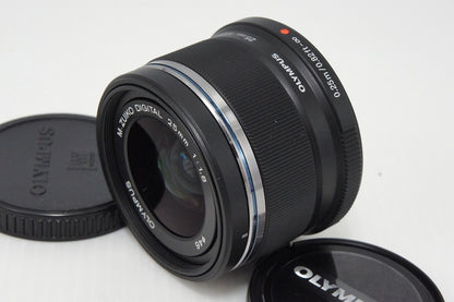 美品 OLYMPUS オリンパス M.ZUIKO DIGITAL 25mm F1.8 マイクロフォーサーズ 単焦点レンズ ブラック 元箱付 260402r