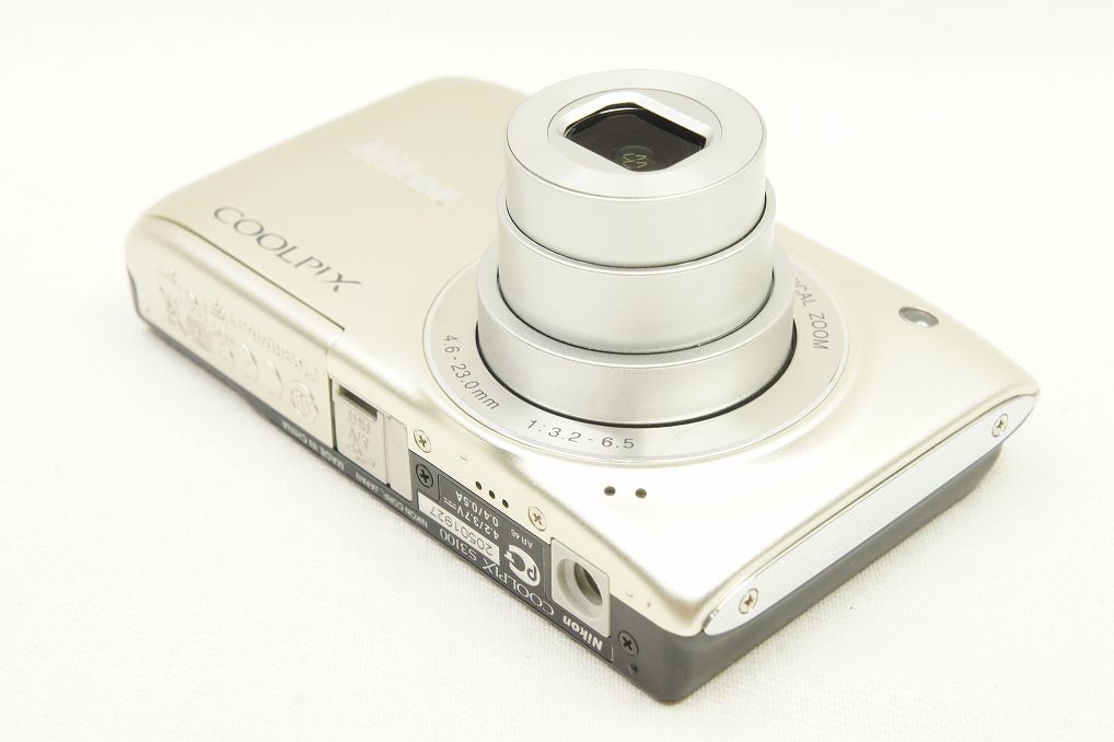美品 Nikon ニコン COOLPIX S3100 コンパクトデジタルカメラ シャンパンシルバー 250618e