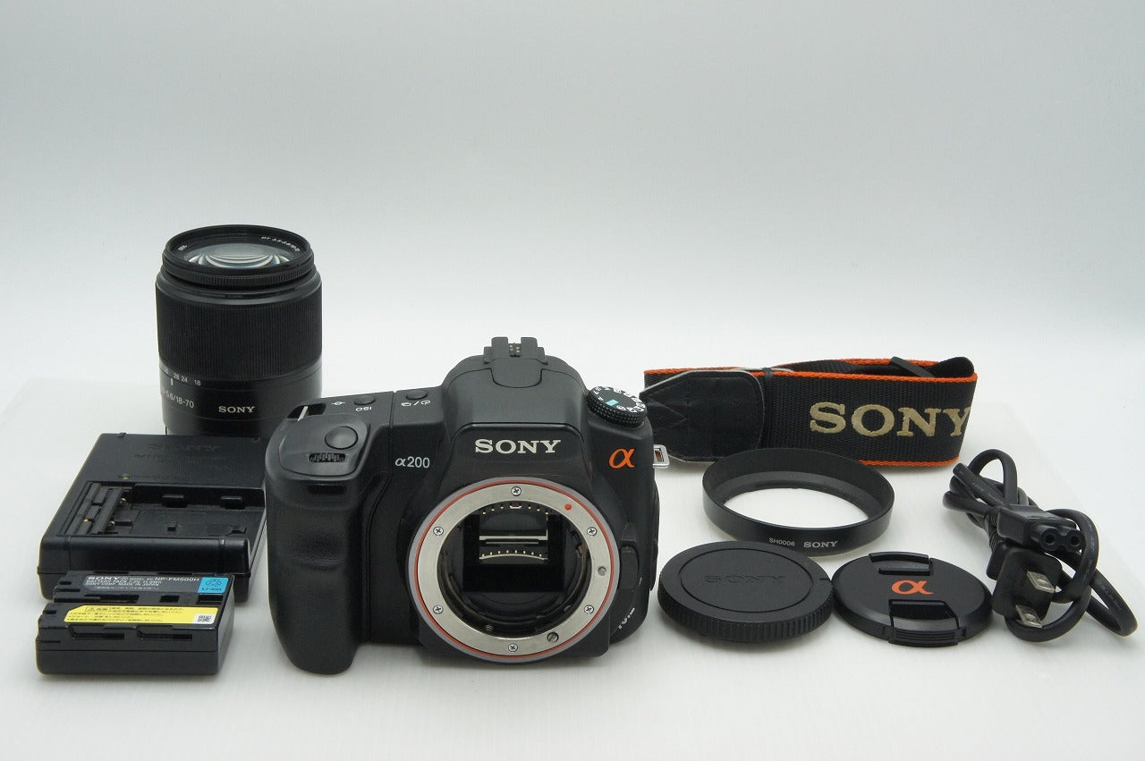 SONY α200 Lens Kit DSLR-A200K (DT 18-70mm F3.5-5.6 SAL1870) Digital SLR Camera 260227p