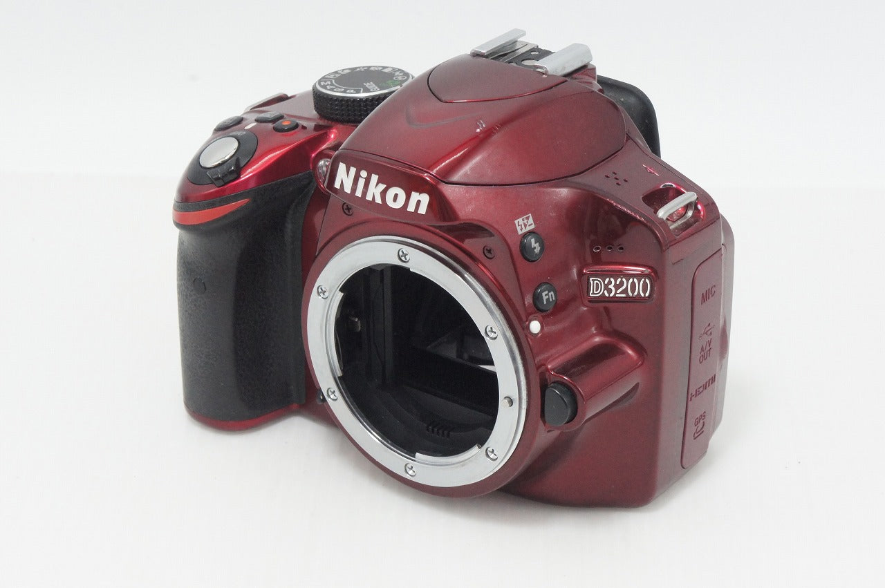 Nikon ニコン D3200 ボディ デジタル一眼レフカメラ レッド 260917n