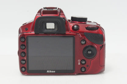 Nikon ニコン D3200 ボディ デジタル一眼レフカメラ レッド 260917n