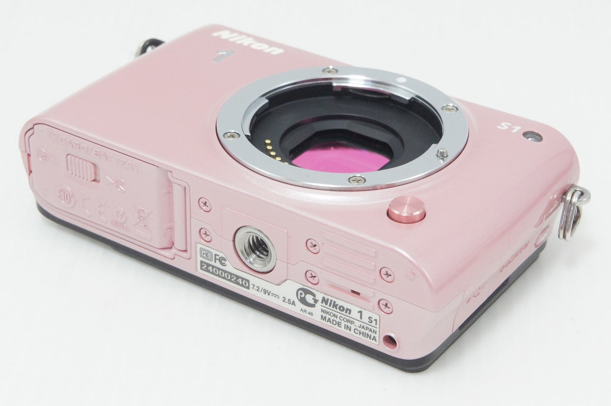良品 Nikon ニコン 1 S1 ボディ ミラーレス一眼カメラ ホットピンク 260917l