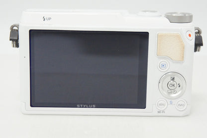 良品 OLYMPUS オリンパス STYLUS SH-1 コンパクトデジタルカメラ ホワイト 260402ag