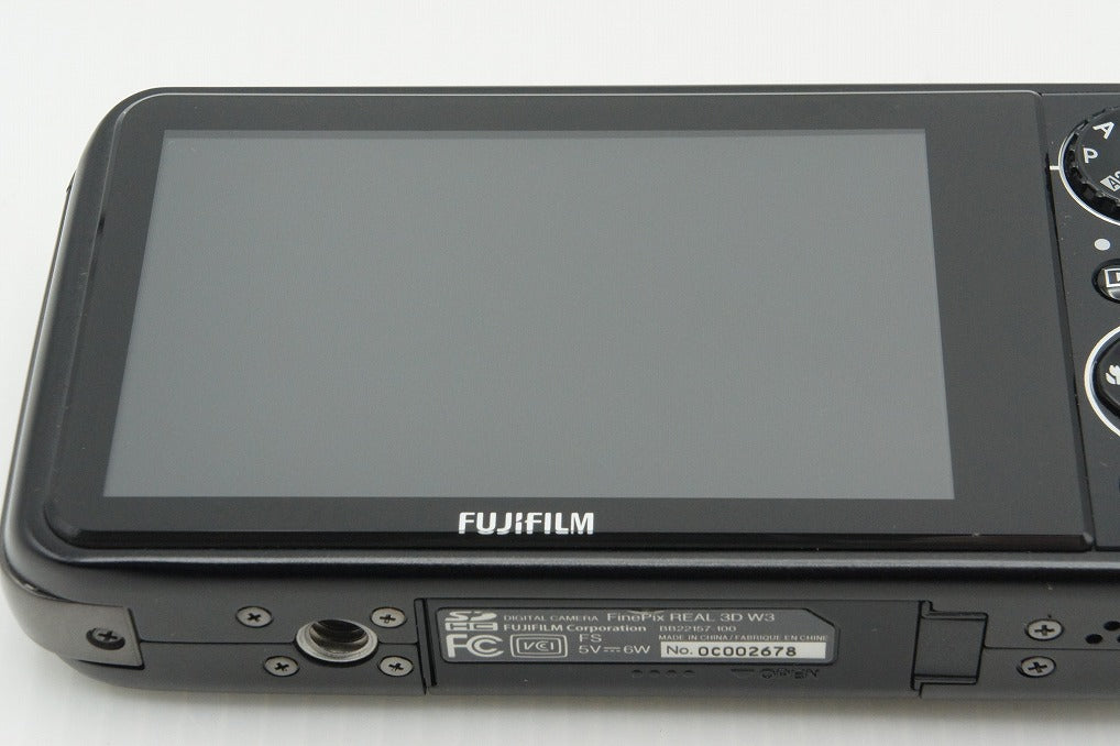 美品 FUJIFILM フジフィルム FinePix REAL 3D W3 コンパクトデジタルカメラ ブラック 元箱付 260227f