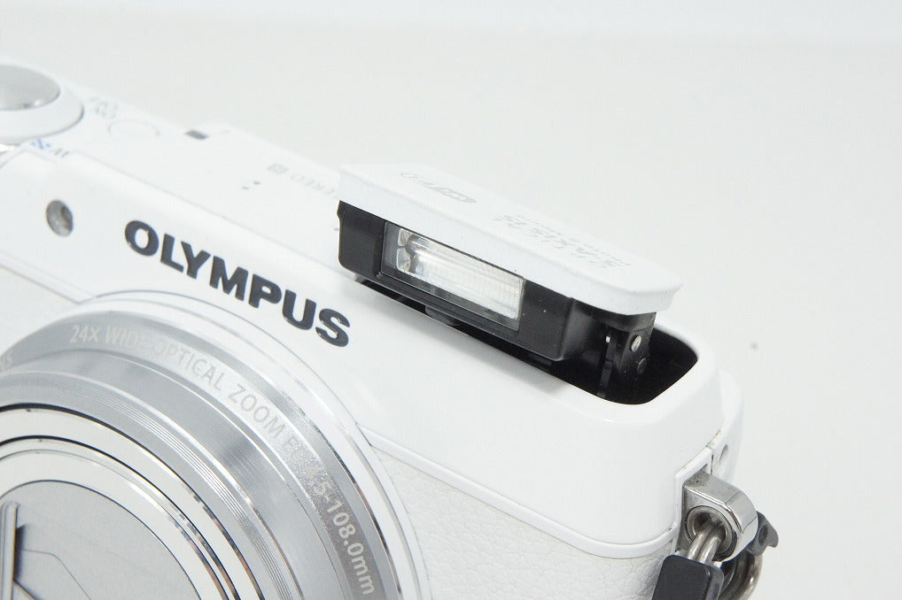 良品 OLYMPUS オリンパス STYLUS SH-1 コンパクトデジタルカメラ ホワイト 260402ag