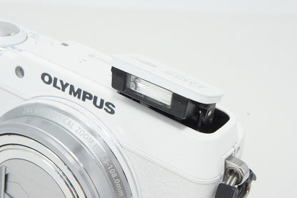 良品 OLYMPUS オリンパス STYLUS SH-1 コンパクトデジタルカメラ ホワイト 260402ag