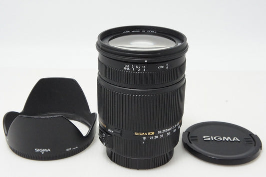 訳あり品 SIGMA シグマ 18-250mm F3.5-6.3 DC OS HSM Canon キヤノン EFマウント APS-C ズームレンズ フード付 260604l