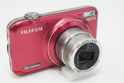 良品 FUJIFILM フジフィルム FinePix JX400 コンパクトデジタルカメラ レッド 260401j