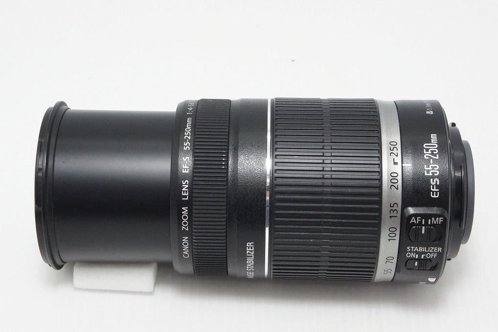 良品 Canon キヤノン EF-S 55-250mm F4-5.6 IS APS-C ズームレンズ 260403ag