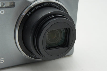 美品 CASIO カシオ HIGH SPEED EXILIM EX-ZR400 コンパクトデジタルカメラ シルバー 260226m