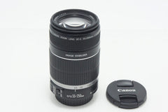 良品 Canon キヤノン EF-S 55-250mm F4-5.6 IS APS-C ズームレンズ 260909ai