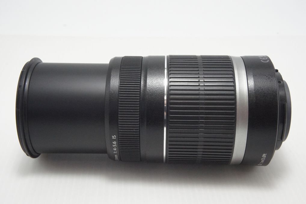 良品 Canon キヤノン EF-S 55-250mm F4-5.6 IS APS-C ズームレンズ 260909ai