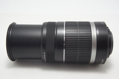 良品 Canon キヤノン EF-S 55-250mm F4-5.6 IS APS-C ズームレンズ 260909ai