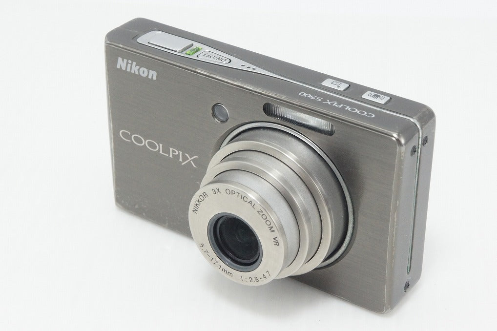 Nikon ニコン COOLPIX S500 コンパクトデジタルカメラ アーバンブラック 元箱付 260916n