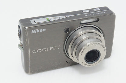 Nikon ニコン COOLPIX S500 コンパクトデジタルカメラ アーバンブラック 元箱付 260916n