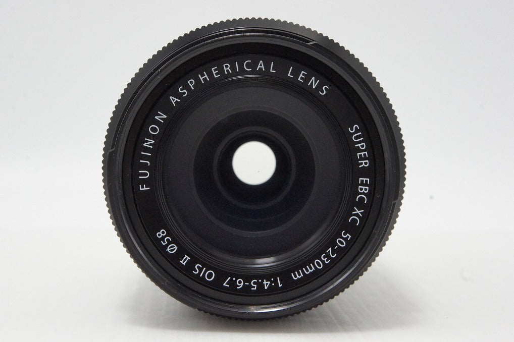美品 FUJIFILM SUPER EBC FUJINON XC 50-230mm F4.5-6.7 OIS II ズームレンズ ブラック Xマウント フード付 260603bc