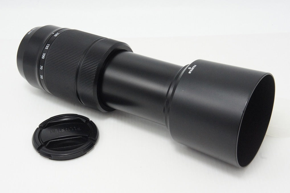 美品 FUJIFILM SUPER EBC FUJINON XC 50-230mm F4.5-6.7 OIS II ズームレンズ ブラック Xマウント フード付 260603bc