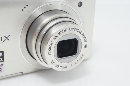 美品 Nikon ニコン COOLPIX S5100 コンパクトデジタルカメラ ウォームシルバー 260918ab
