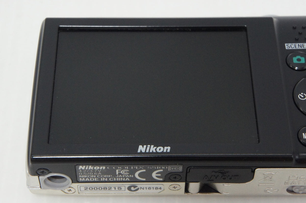 美品 Nikon ニコン COOLPIX S5100 コンパクトデジタルカメラ ウォームシルバー 260918ab