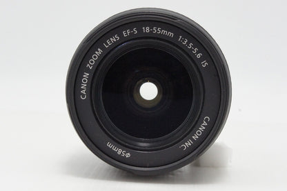 Good condition Canon EF-S 18-55mm F3.5-5.6 IS APS-C Zoom Lens 260407f