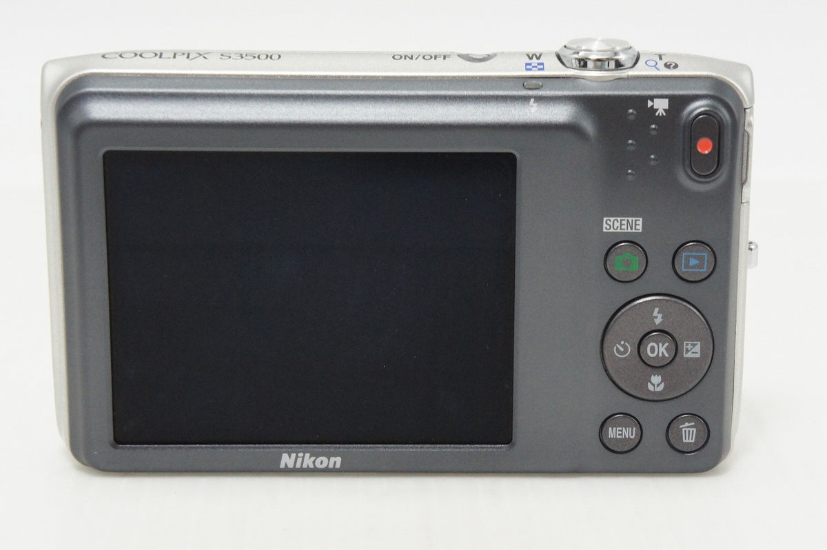 Nikon ニコン COOLPIX S3500 コンパクトデジタルカメラ クリスタルシルバー 元箱付 260918aa