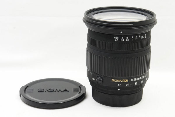 良品 SIGMA シグマ 17-70mm F2.8-4.5 DC MACRO Nikon ニコン Fマウント APS-C ズームレンズ 250115s