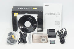 美品 Nikon ニコン COOLPIX S600 コンパクトデジタルカメラ ピンクゴールド 元箱付 260918z