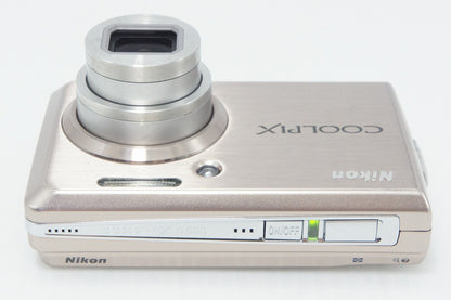 美品 Nikon ニコン COOLPIX S600 コンパクトデジタルカメラ ピンクゴールド 元箱付 260918z