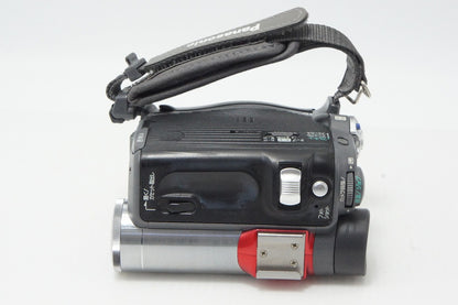良品 Panasonic パナソニック NV-GS50K デジタルビデオカメラ レッド 260603ah