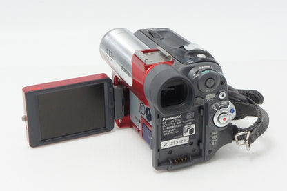 良品 Panasonic パナソニック NV-GS50K デジタルビデオカメラ レッド 260603ah