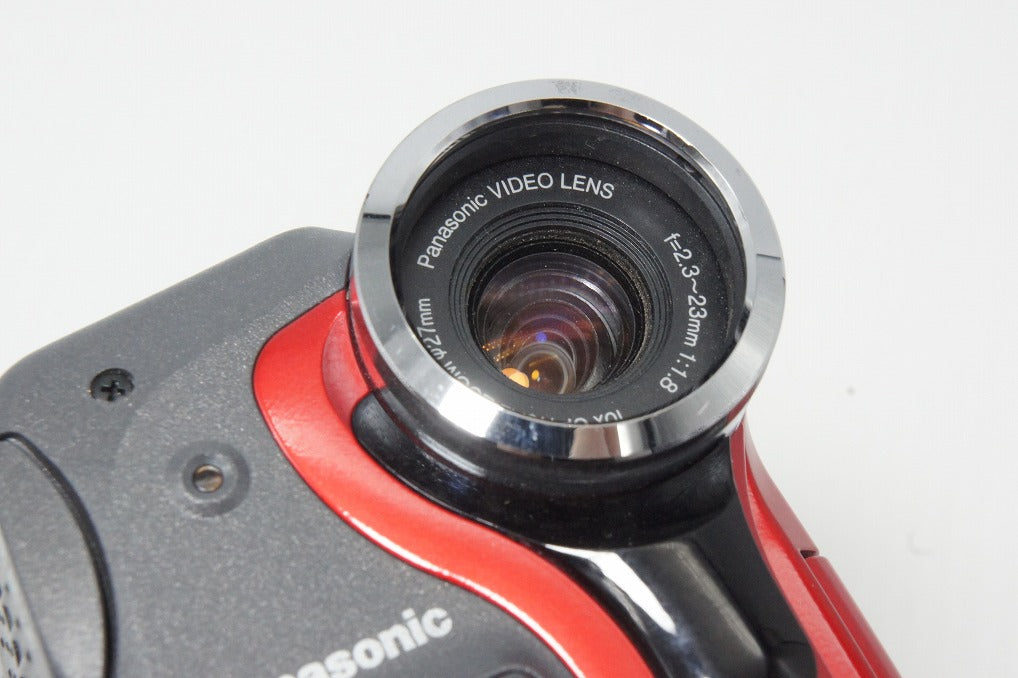 良品 Panasonic パナソニック NV-GS50K デジタルビデオカメラ レッド 260603ah