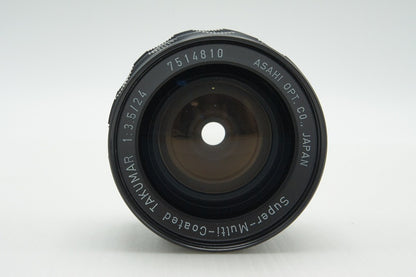 PENTAX ペンタックス SMC TAKUMAR 24mm F3.5 M42マウント 単焦点レンズ 260303ag