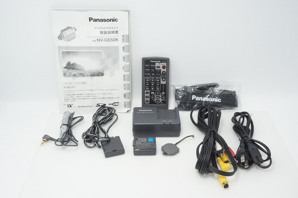 良品 Panasonic パナソニック NV-GS50K デジタルビデオカメラ レッド 260603ah