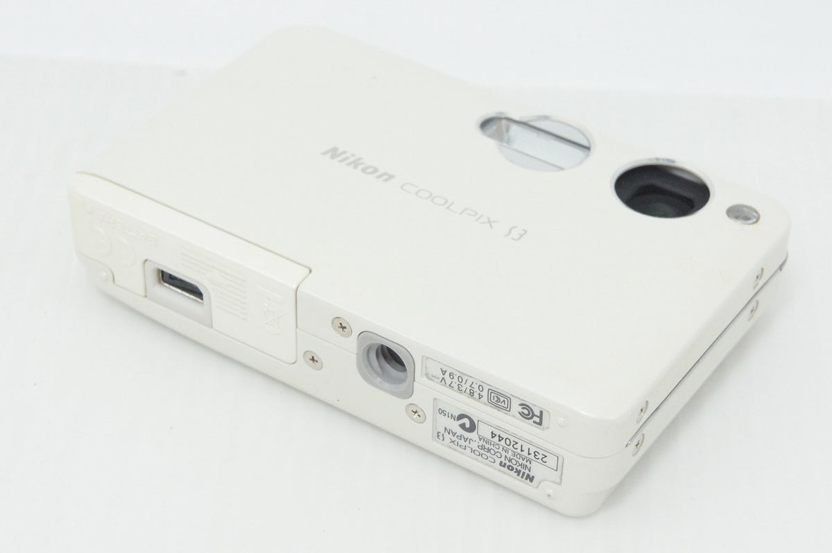 Nikon ニコン COOLPIX S3 コンパクトデジタルカメラ クリームホワイト 260918a