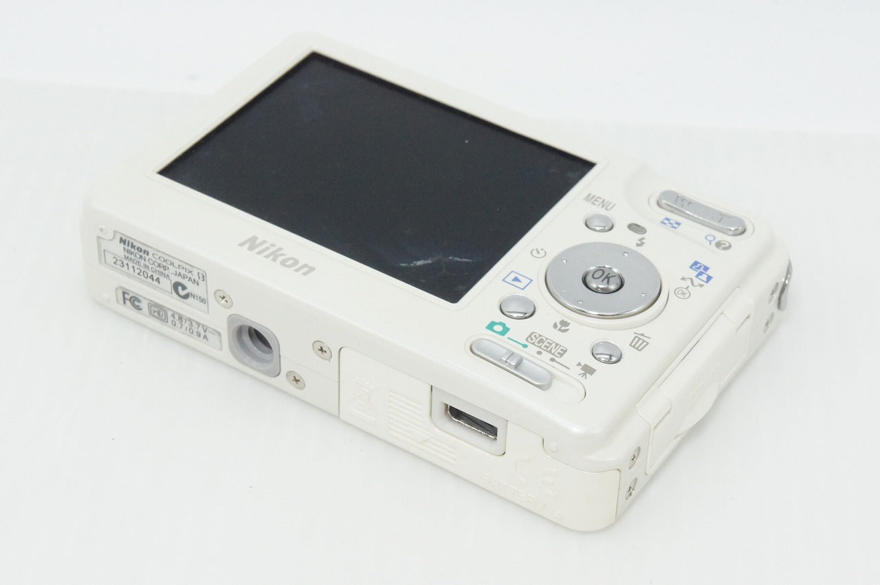 Nikon ニコン COOLPIX S3 コンパクトデジタルカメラ クリームホワイト