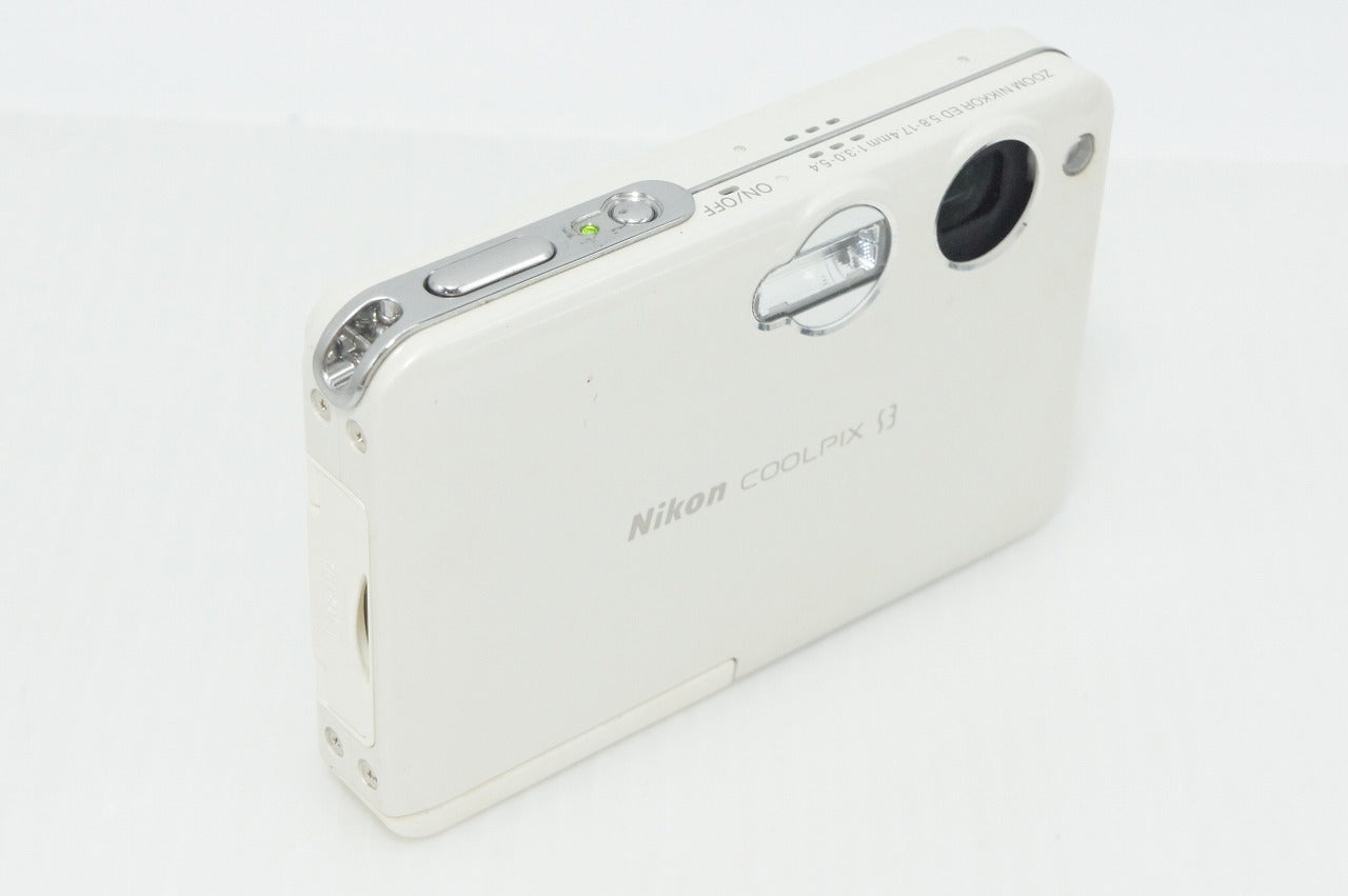 【H2415】 Nikon COOLPIX S3 ホワイト ニコン クールピクス Nikon ニコン COOLPIX S3 コンパクトデジタルカメラ クリームホワイト