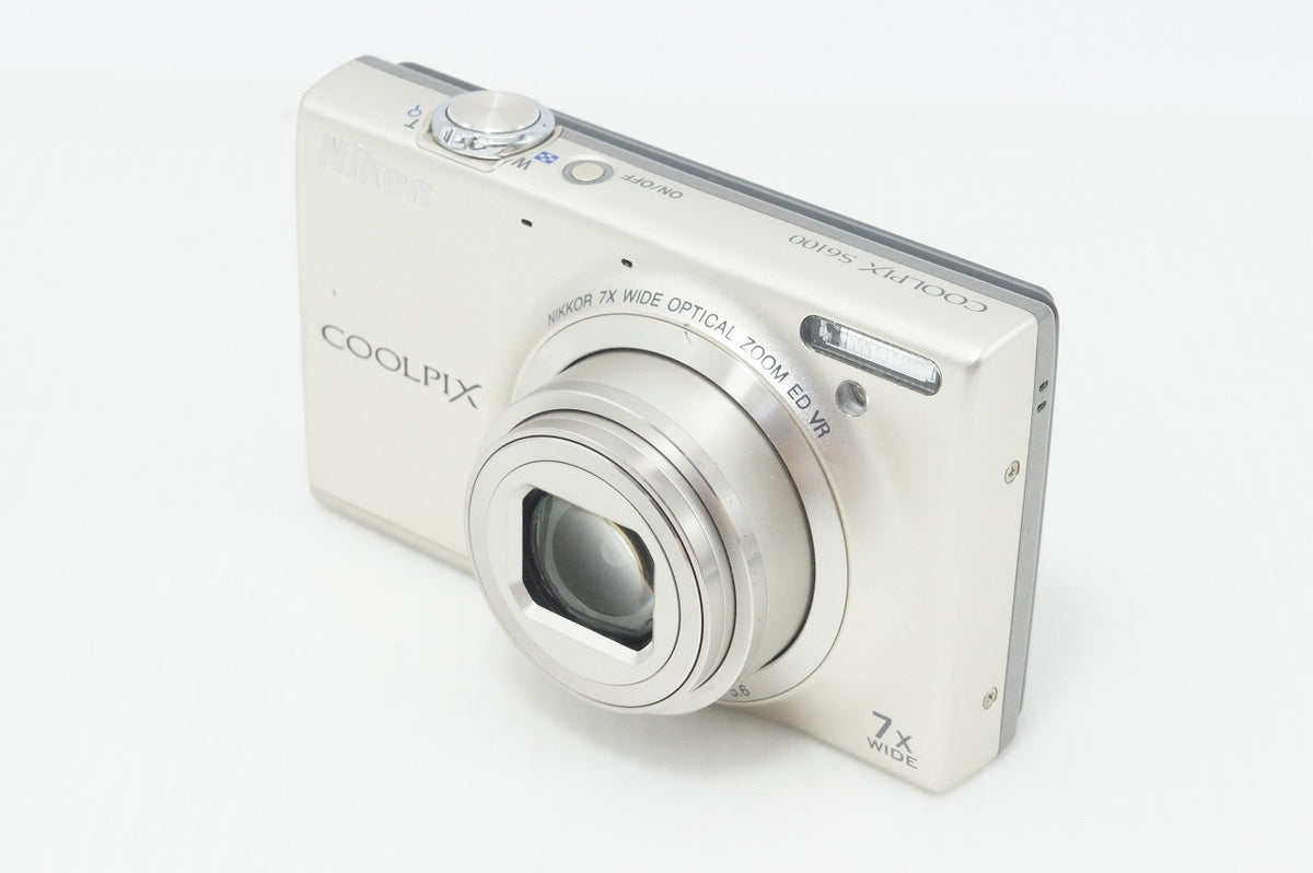 良品 Nikon ニコン COOLPIX S6100 コンパクトデジタルカメラ シルバー 260911m